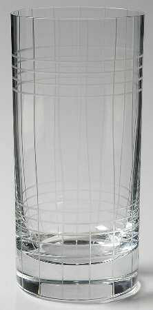 Graphic Weave Highball Glass