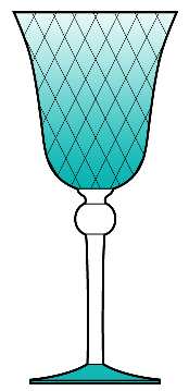 Balloton Sea Blue Water Goblet
