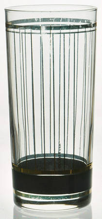 Devon Black 12 Oz Flat Tumbler by Culver