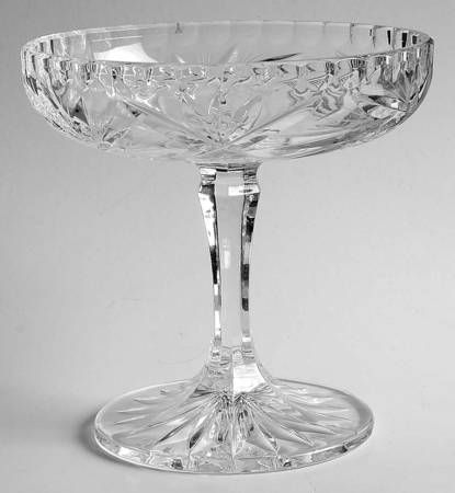 Pinwheel Round Compote (Height X Width)