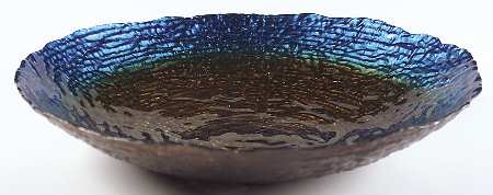 Decorated Glassware (Lava) 14" Salad Bowl