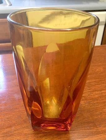 Vanity Amber 12 Oz Flat Tumbler