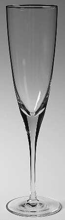 Florian (Platinum Trim) Fluted Champagne