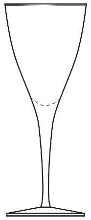Florian (Platinum Trim) Water Goblet