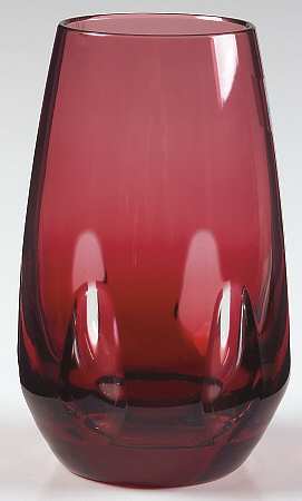 Madame Stanislas Red Highball Glass