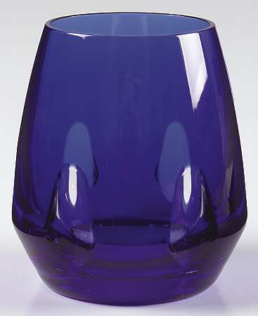 Madame Stanislas Blue 10 Oz Flat Tumbler