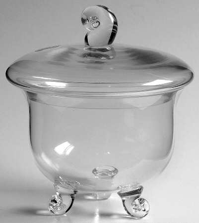 Kimberly (3 Footed) Footed Sugar Bowl & Lid