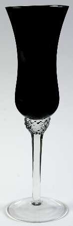 Black Diamond Fluted Champagne