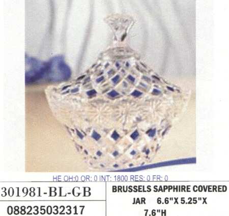 Brussels Candy Dish & Lid