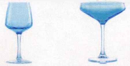 Remy Ice Blue Wine Glass