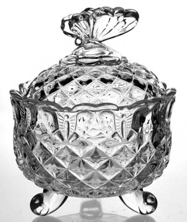 Animals & Figurines Butterfly Finial Candy Box & Lid