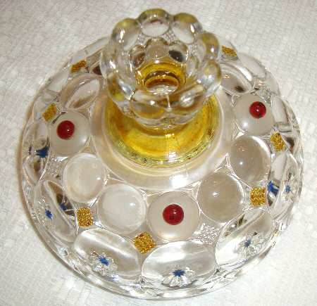 Jewelled Moon and Star Clear (Decorated) Lid for Sugar Bowl