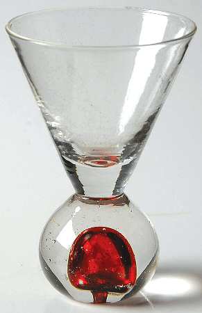 Bonfire Red Mini Martini