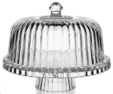 Alexandria 12" Pedestal Cake Stand & Dome