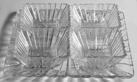 Alexandria 5 Piece Square 4 Section Serving Set