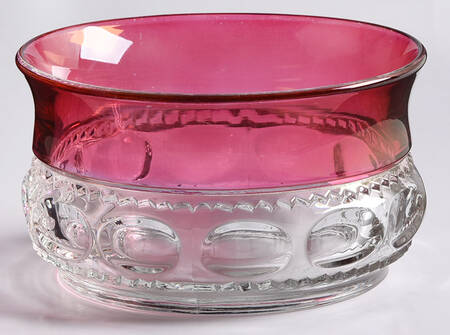 Cranberry Crown Finger Bowl