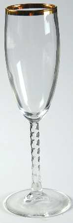 Angelique Gold Fluted Champagne