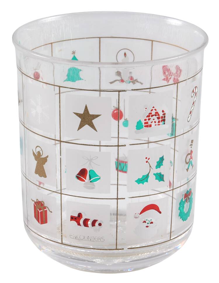 Xmas Potpourri Acrylic Double Old Fashioned