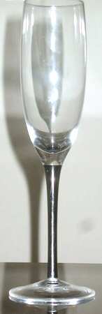 Silver Stem Fluted Champagne