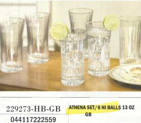 Athena Highball Glass