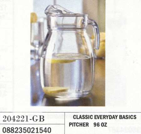 Everyday Basics Pitcher