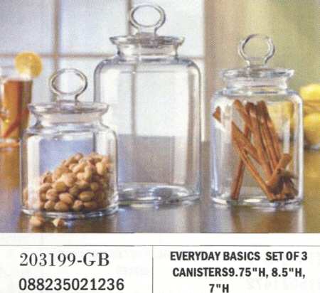 Everyday Basics (3 Piece) Canister Set (Box Set)