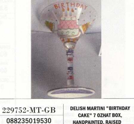 Delish Martini Glass