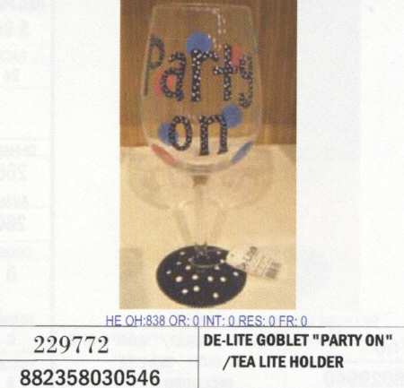 De Lite Water Goblet