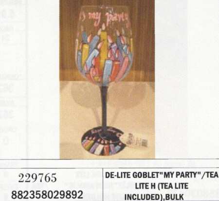De Lite Water Goblet