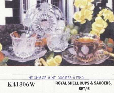 Royal Shell Cup & Saucer Set