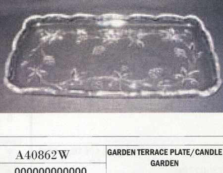 Garden Terrace 11" Candle Plate