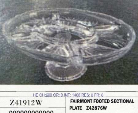 Fairmont 5-Section Divided Plate