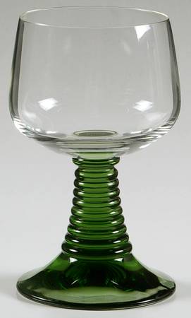 Roemer Green Water Goblet