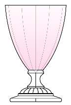 1450 Pink (Rose) by Central Glass Works