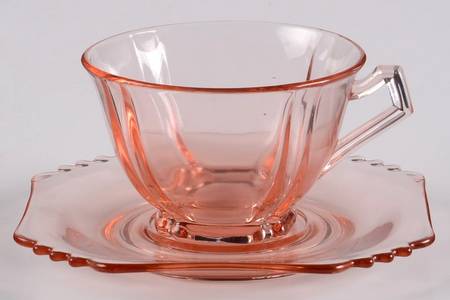 1450 Pink (Rose) Cup & Saucer Set