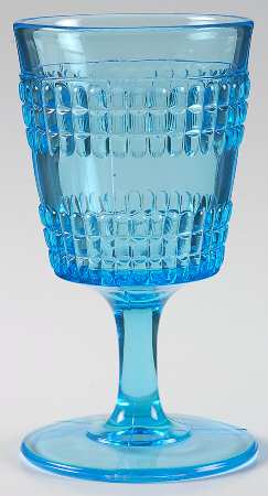 Double Beetle Band Blue by Columbia Glass Co.