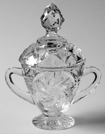 Pinwheel Sugar Bowl & Lid