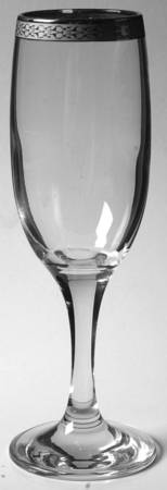 Classique (Platinum Trim) Fluted Champagne