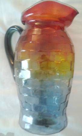 Block Optic Rubina Pitcher & Lid