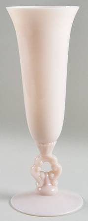 Crown Tuscan 10" Keyhole-Stem Footed Vase