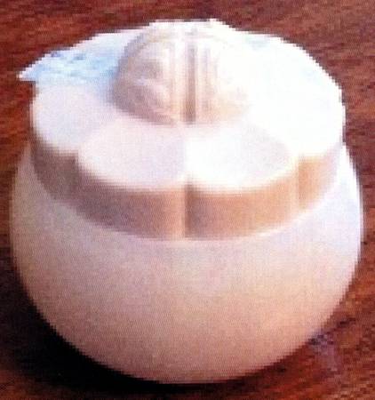 Crown Tuscan Powder Jar & Lid