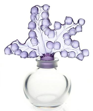 Crystal Lalique Perfume Bottles Clairefontaine Perfume Bottle & Stopper