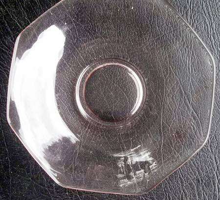 Octagon Pink Saucer Only