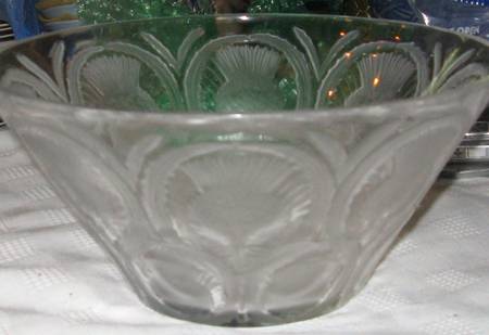 Thistle (Frosted Thistles) 10" Round Bowl