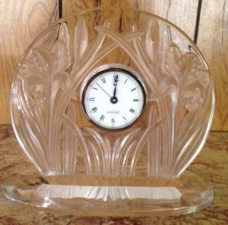Iris Mantel Clock