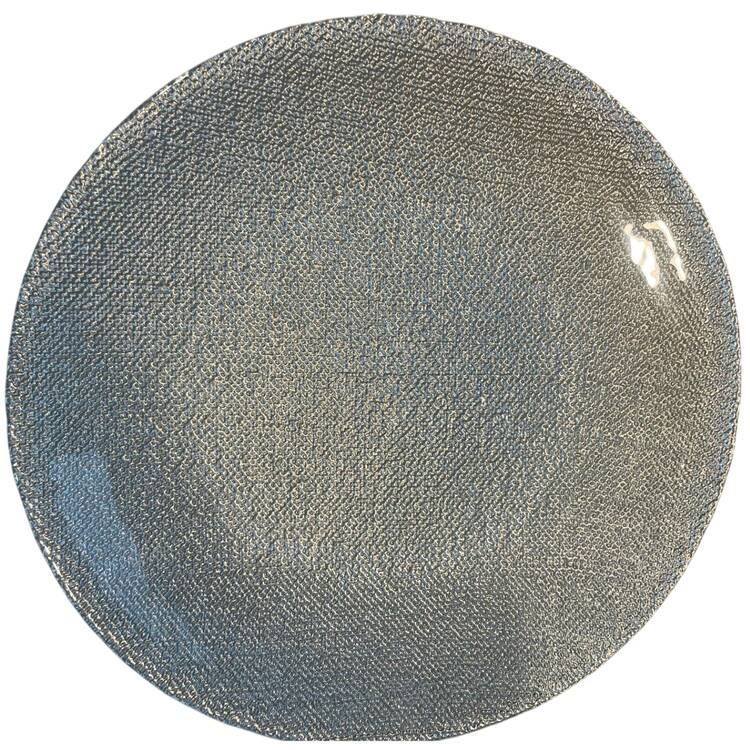 Shimmer Silver Dinner Plate