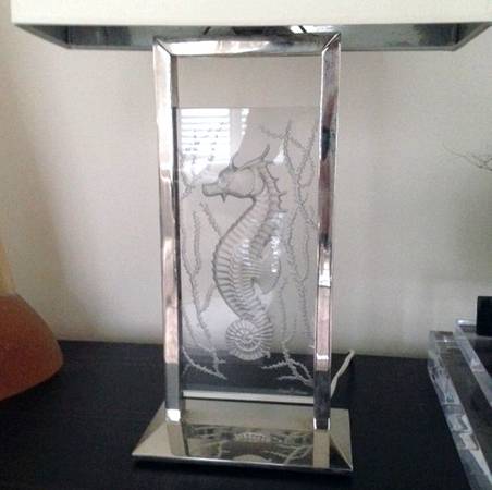 Poseidon Electric Lamp & Shade