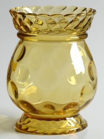 Rope and Thumbprint Amber Open Sugar