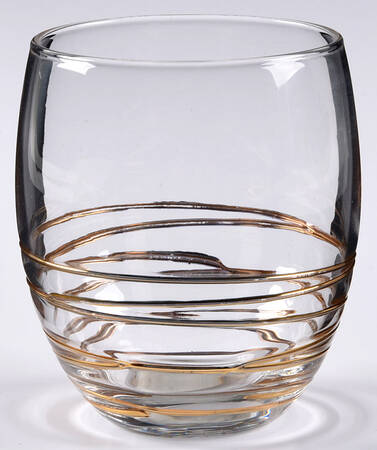 Gold Swirl Double Old Fashioned