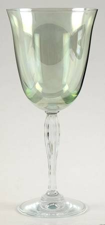 Lyric Light Green Water Goblet